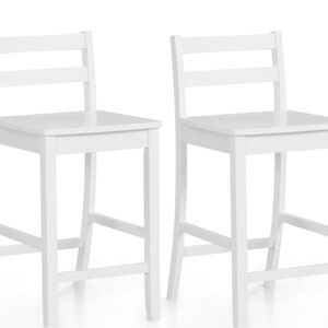 Elegant White Dining Chairs Set